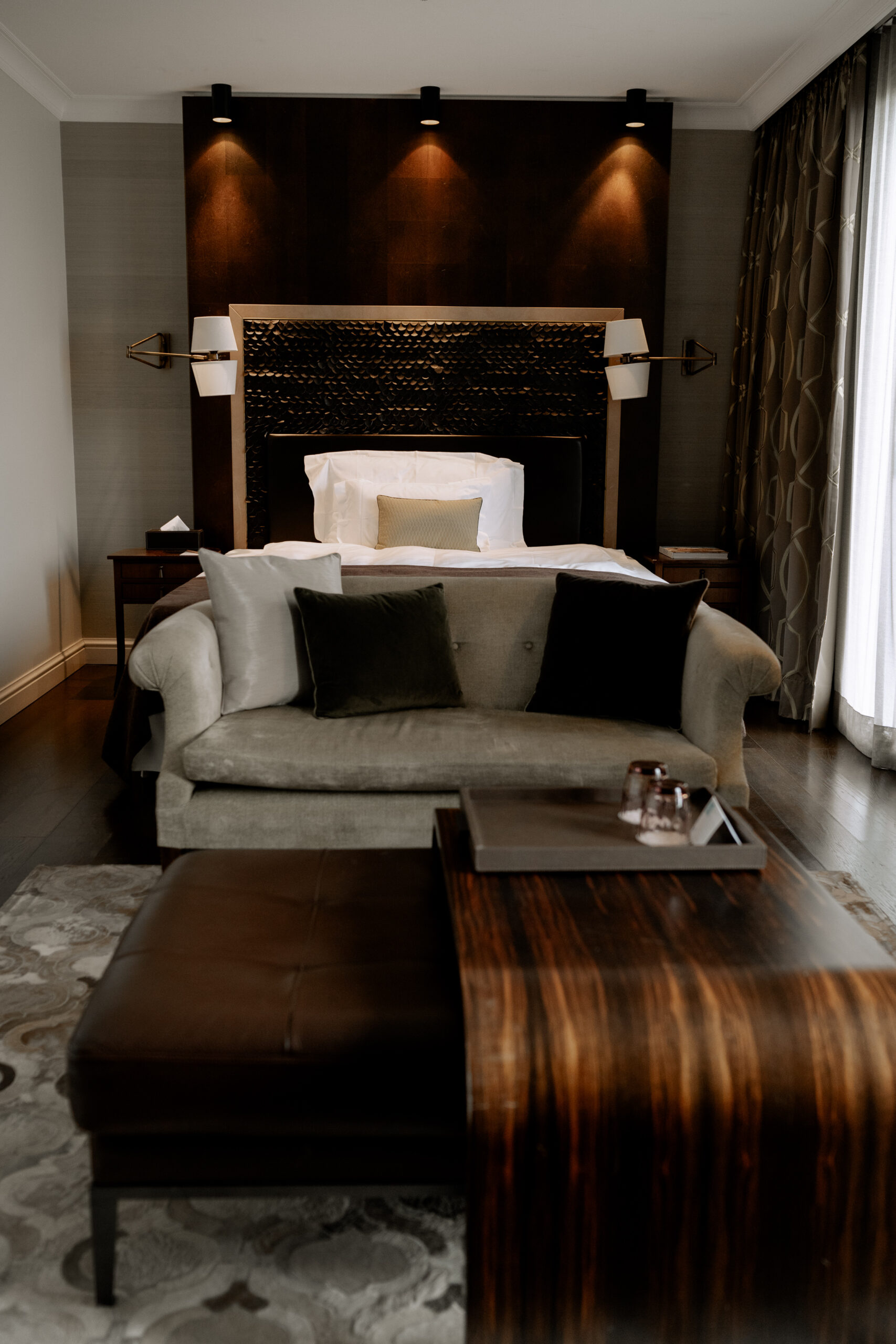 Hotelzimmer in dem Boutique Hotel Villa Hohnegg in der Schweiz